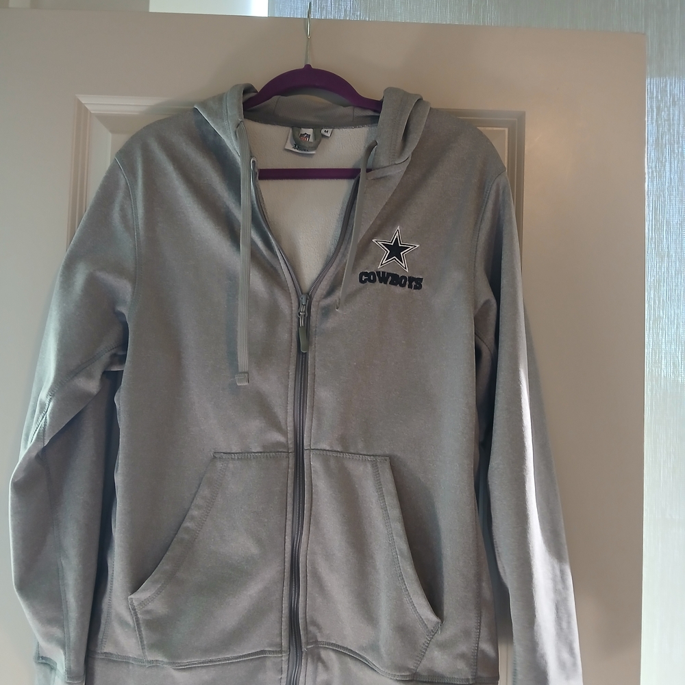 NFL Gray Women's Zip-Up Hoodie